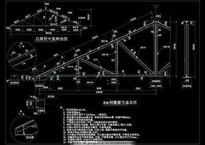 鋼結(jié)構(gòu)21米跨度屋架課程設(shè)計(jì)