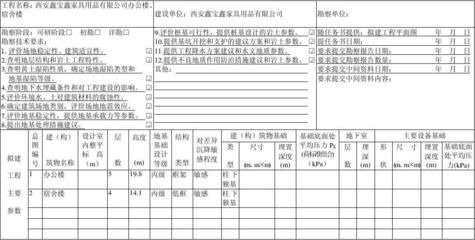 地基勘察內容和方法（****載荷）